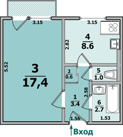 Планировки: 1-Комнатные, 9-ти этажные дома (панельные)
