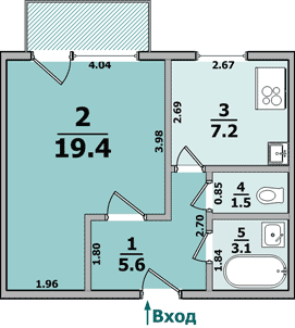 Планировки: 1-Комнатные, 9-ти этажные дома (кирпичные, ул.Деревянко, Пятихатки, Шишковка)
