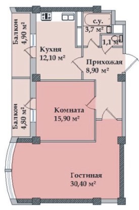 Планировки: 2-Комнатные, Жилой комплекс пр. Героев Сталинграда
