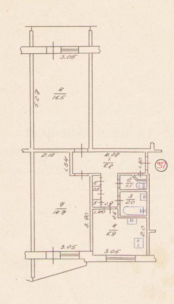 Планировки: 2-Комнатные, дома чешской планировки, 2 балкона, 1й этаж
