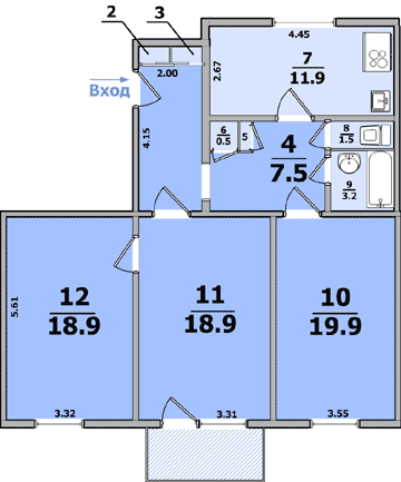 Планировки: 3-Комнатные, 5-ти этажные (кирпичные) Салтовка
