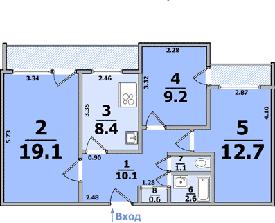 Планировки: 3-Комнатные, 9-ти этажные дома (улучшенной планировки)
