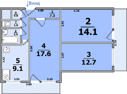 Планировки: 3-Комнатные, 14-ти этажные дома(кирпичные, Павлово Поле)
